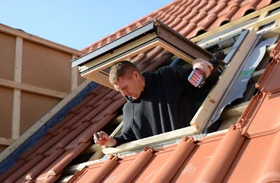 Pose de fenêtres de toit Velux au Rozel